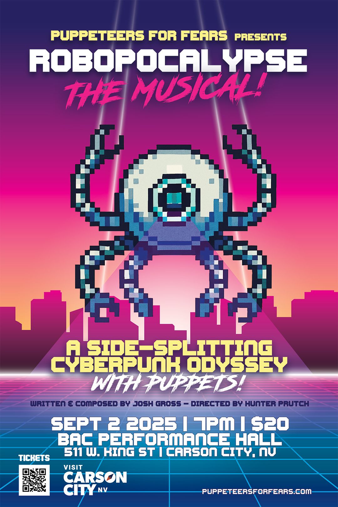 Puppeteers For Fears - Robopocalypse: The Musical at Buffalo Iron Works