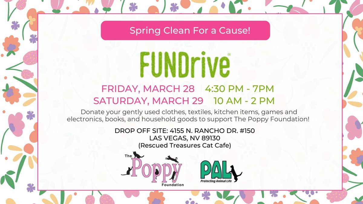 Spring 2025 Savers FunDrive - Saturday Drop-off