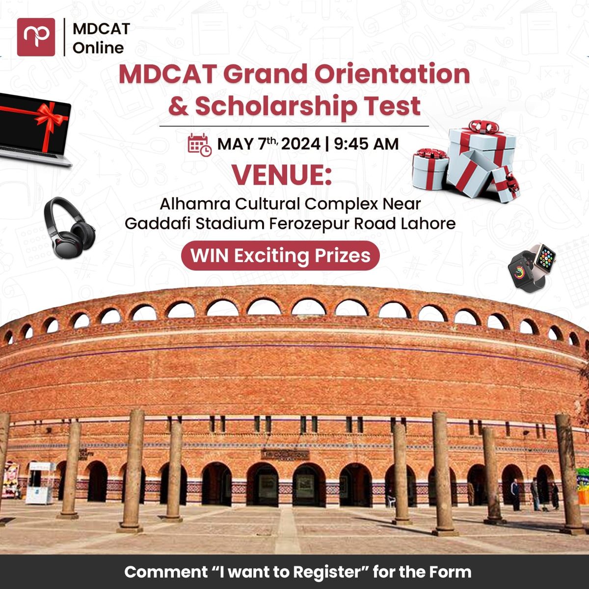 FREE MDCAT Grand Orientation & Scholarship Test