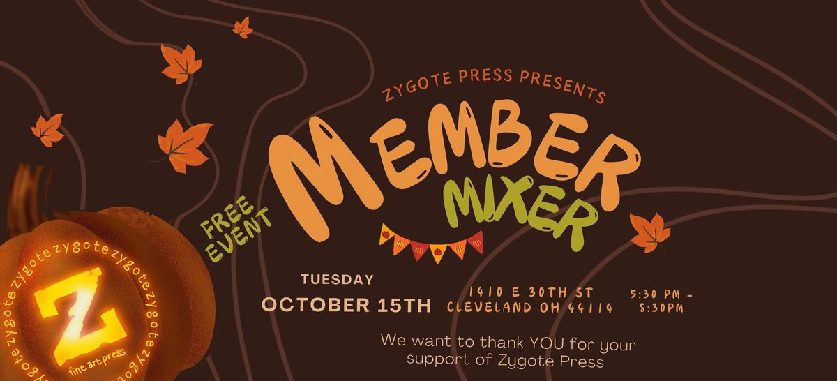 Fall Member Mixer