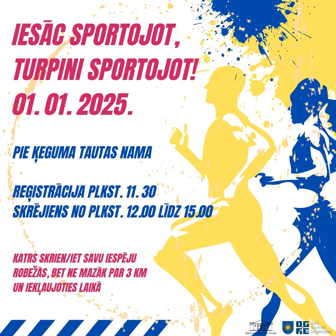 IES\u0100C SPORTOJOT, TURPINI SPORTOJOT!