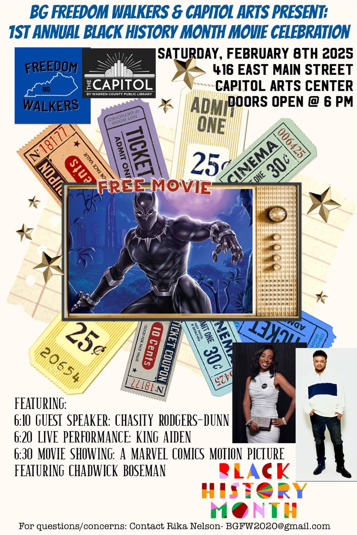 BGFW & Capital Arts Present: 1st Annual Black History Month Movie Celebration 2025