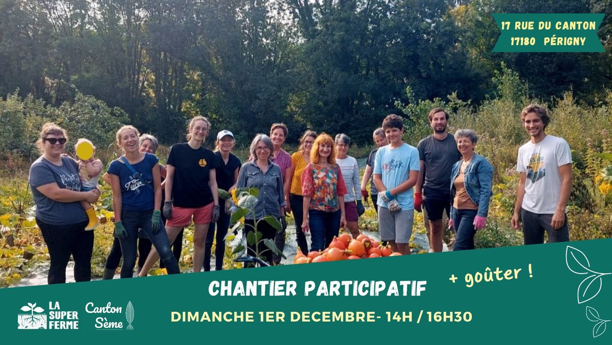 Chantier participatif  \/ Dimanche 1er d\u00e9cembre 