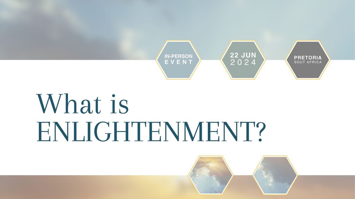 What is ENLIGHTENMENT?