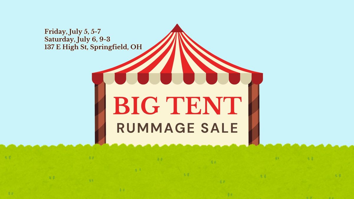 Big Tent Rummage Sale 