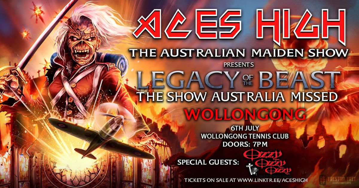 Aces High Presents "Legacy Of The Beast" - Wollongong