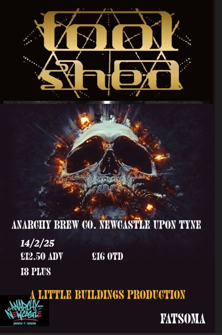 TOOL SHED - A TRIBUTE TO TOOL | Anarchy Brew Co, Newcastle upon Tyne