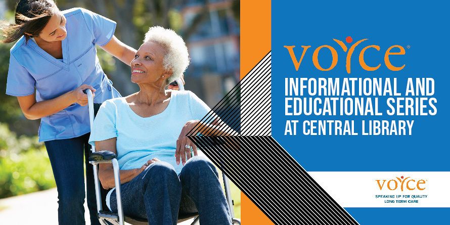 VOYCE for monthly informational and educational workshops for seniors & caregivers