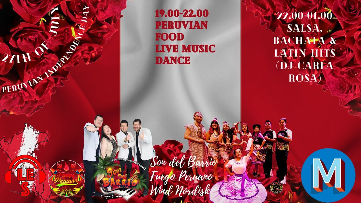 Peruvian National Celebration &  Latin Party - Food, Dance & Music