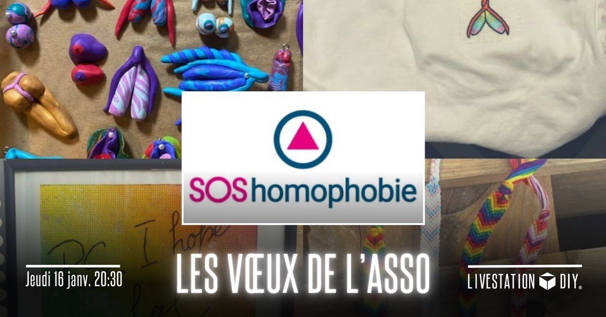 Les voeux de SOS Homophobie - Animations & DJ set