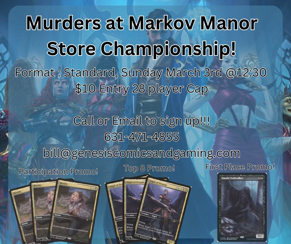 Murders at Karlov Manor Store Championship!