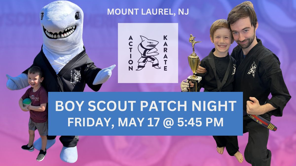 Boy Scout Patch Night at Dinoto's Action Karate Mt Laurel