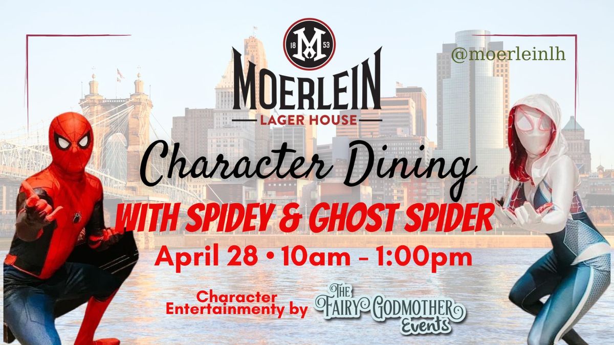 Magical Mornings at Moerlein Lager House with Spidey and Ghost Spider Character Dining