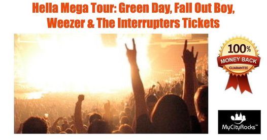 Hella Mega Tour: Green Day, Fall Out Boy, Weezer Tickets San Francisco CA Oracle Park
