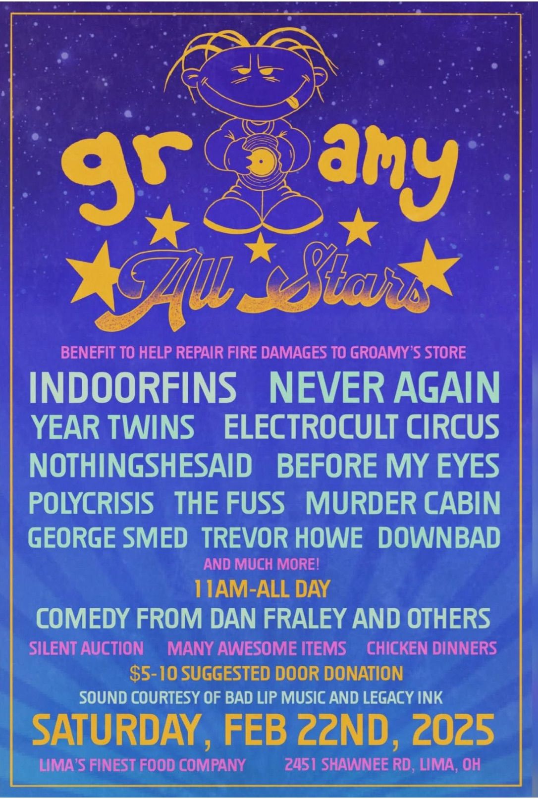 NEVER AGAIN @ Groamy\u2019s All Stars Benefit