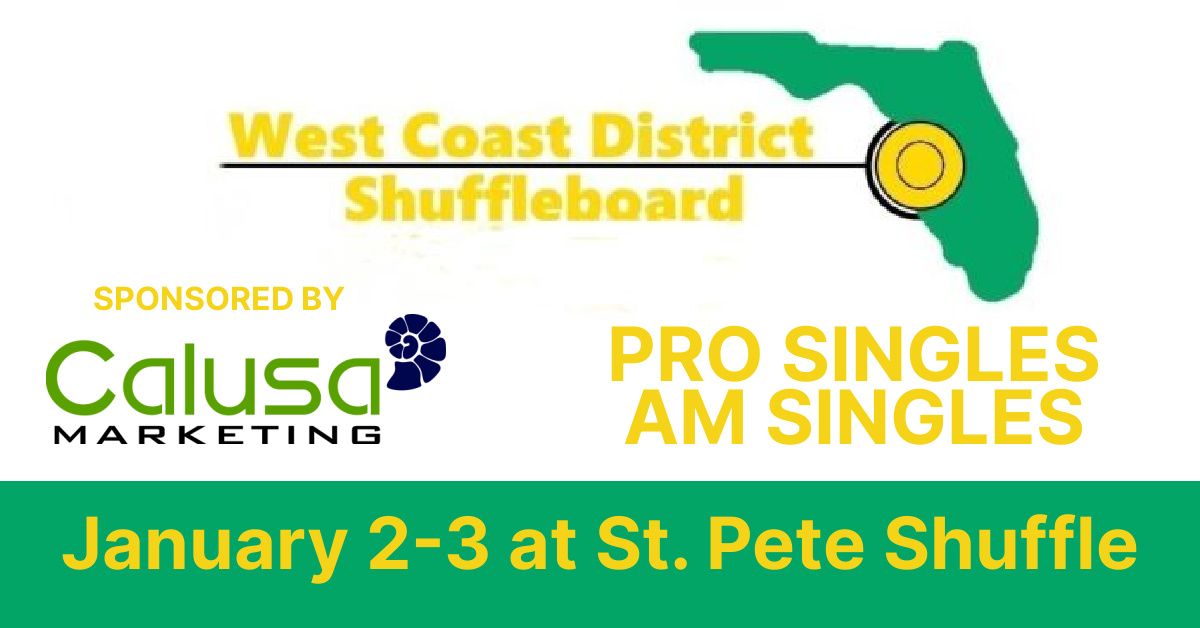 WCD Pro Singles \/ Am Singles Shuffleboard Tournament