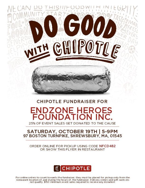 Endzone Heroes Foundation Chipotle Night