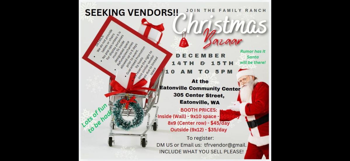 Christmas Vendor Bazaar