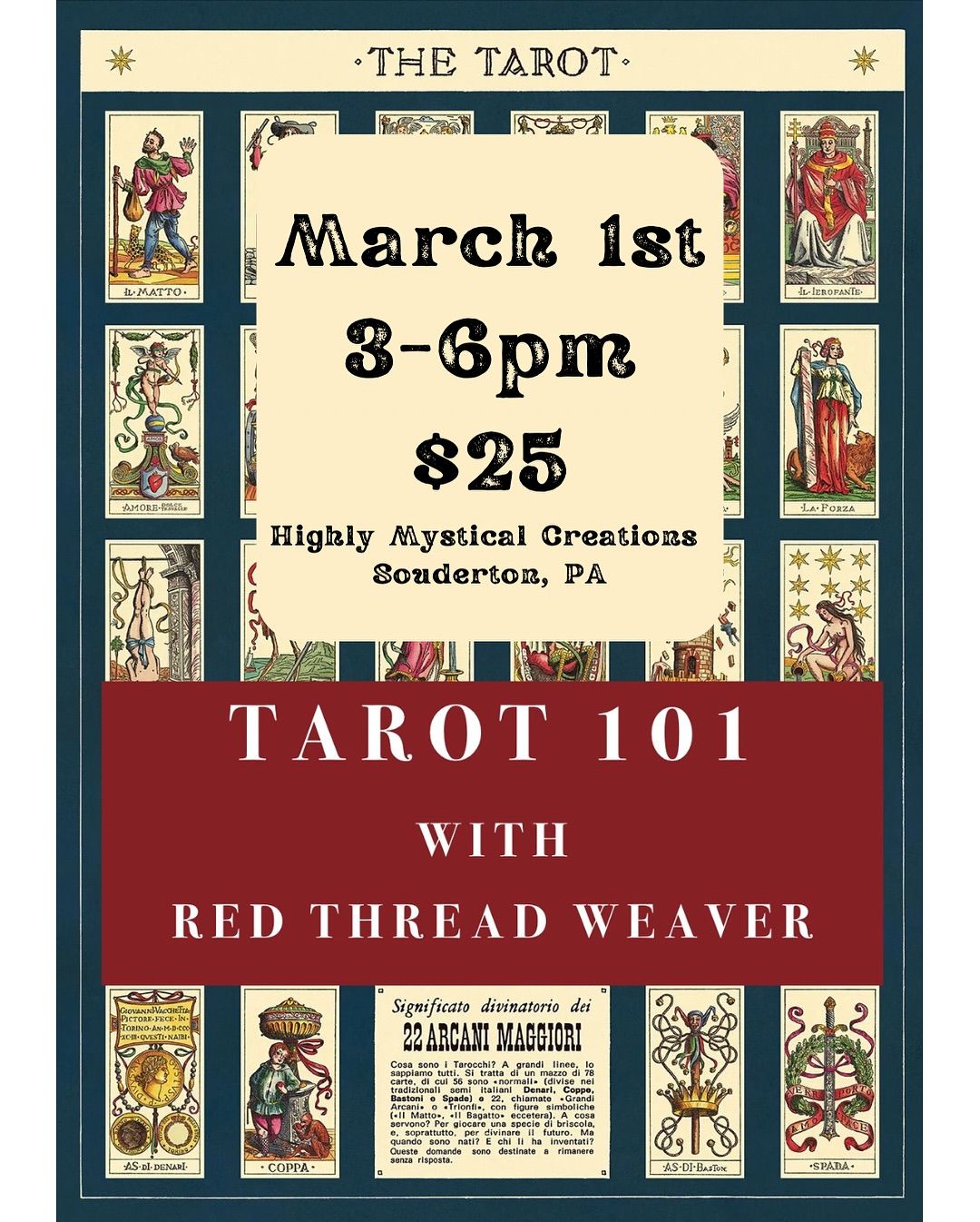 Tarot 101 with Red Thread Weaver