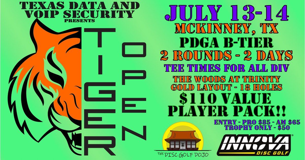 Texas Data and VoIP Presents The 4th Annual Tiger Open Supported By Innova