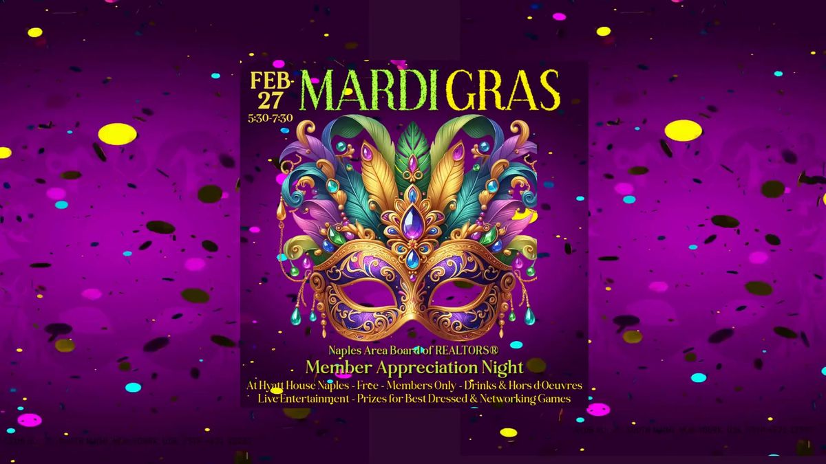 Mardi Gras Member Appreciation Night