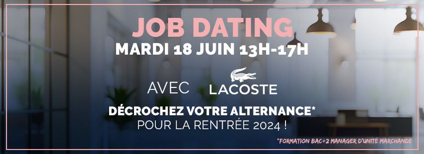 JOB DATING LACOSTE 