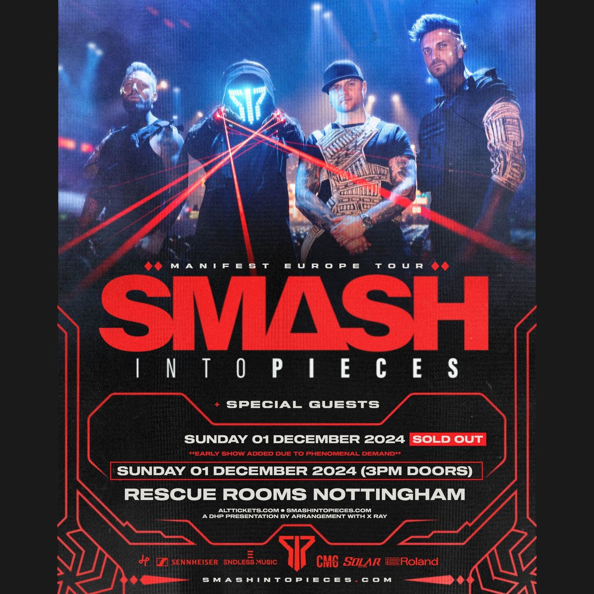 SMASH INTO PIECES - MATINEE SHOW live at Rescue Rooms, Nottingham