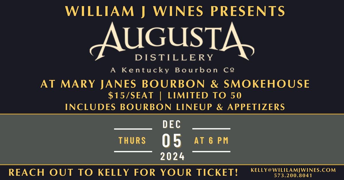 Augusta Distillery Tasting