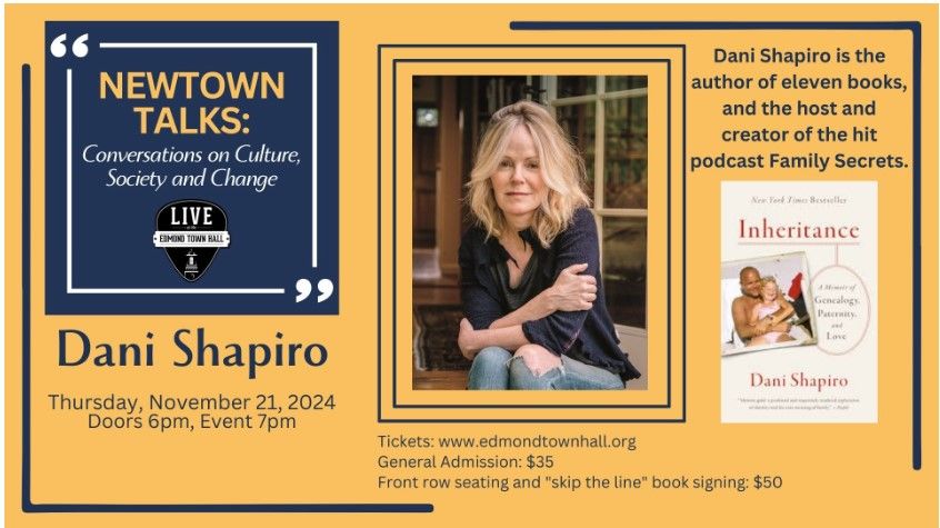 Newtown Talks: Dani Shapiro