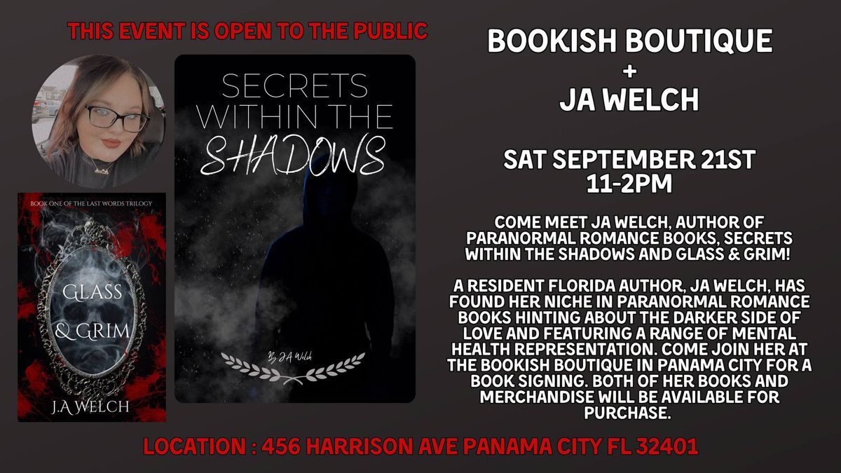 Book Signing with Author JA Welch!