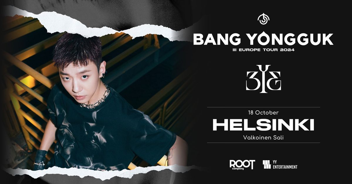 Bang Yongguk\u2019s 'III Europe Tour' at Valkoinen Sali, Helsinki