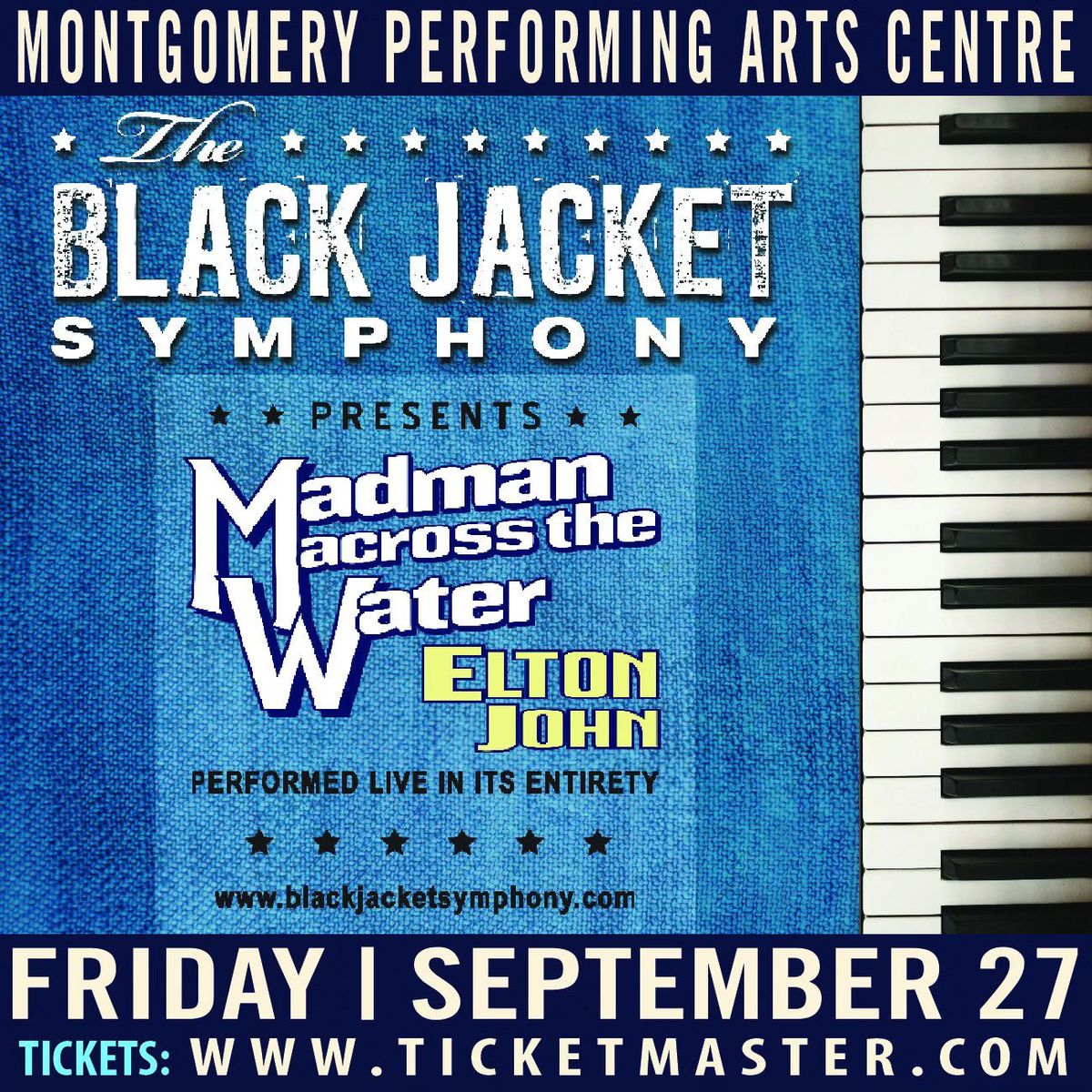 Black Jacket Symphony Presents: Elton Johns "Madman Across the Water"