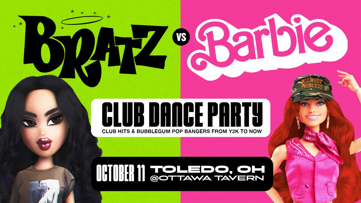 Bratz vs. Barbie: club dance party