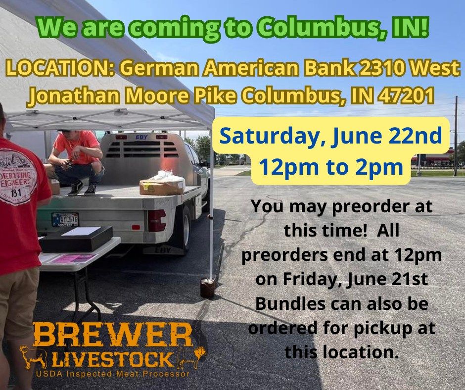 Columbus, IN - Brewer Livestock Parking Lot Sale!!