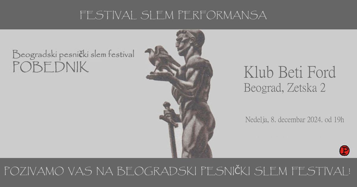 Beogradski pesni\u010dki slem festival POBEDNIK 2024