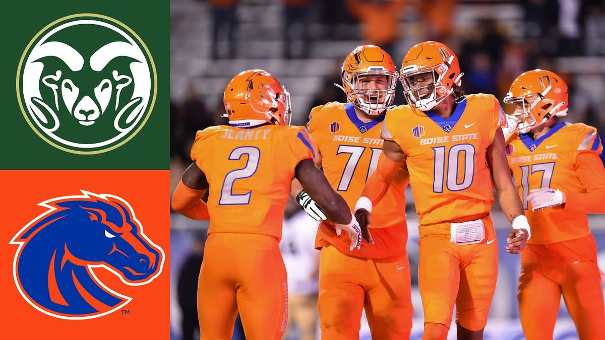 Boise State Broncos vs. Colorado State Rams