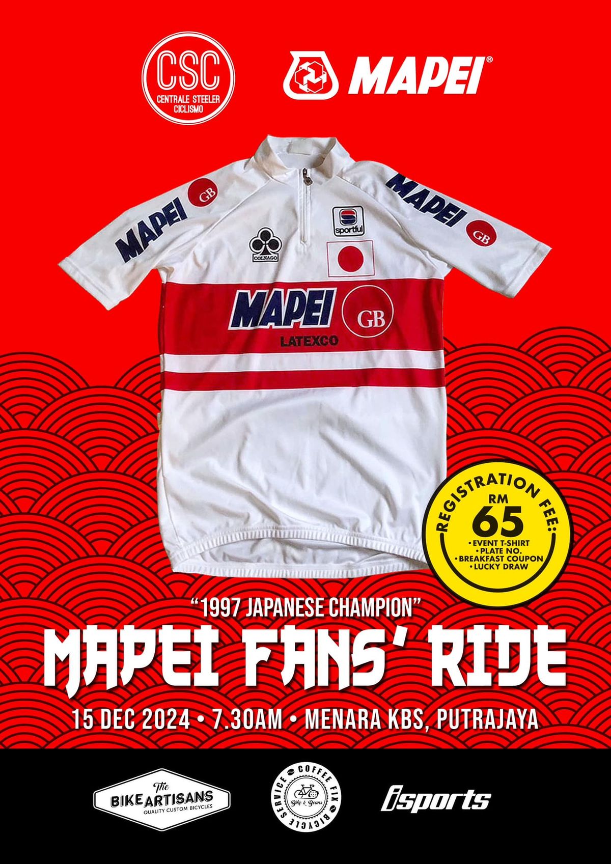 1997 JAPANESE CHAMPION MAPEI FANS' RIDE