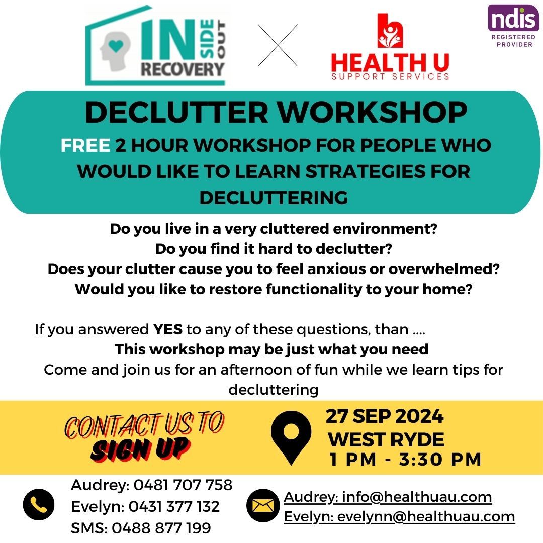 FREE 2-Hour Decluttering Workshop