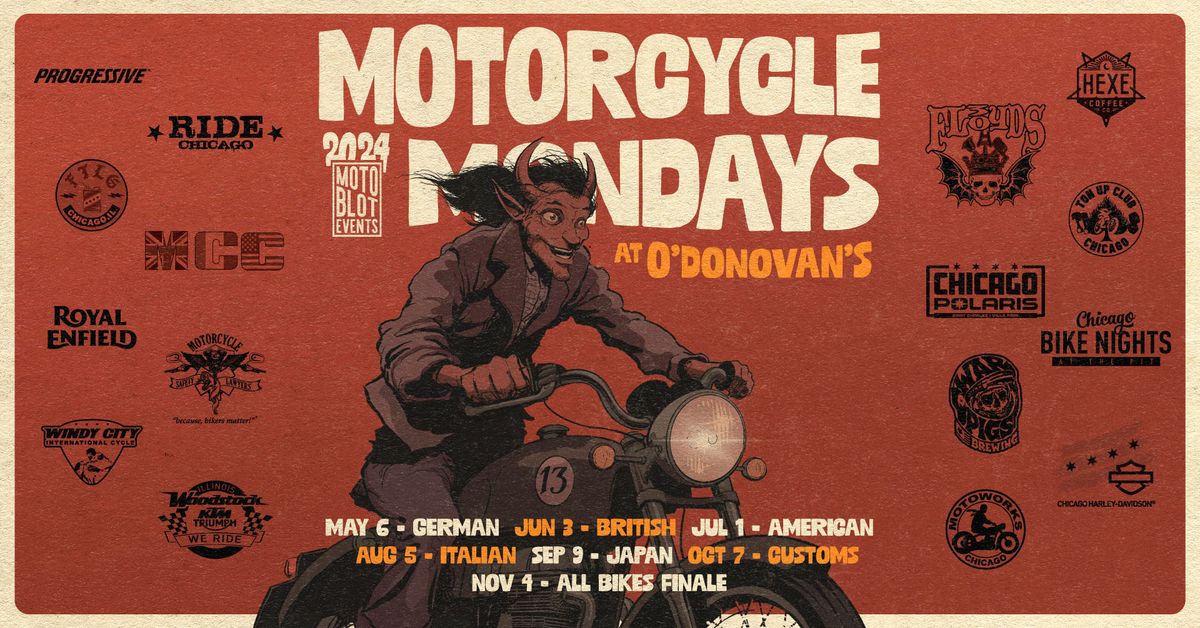 MOTORCYCLE MONDAYS - CUSTOMS