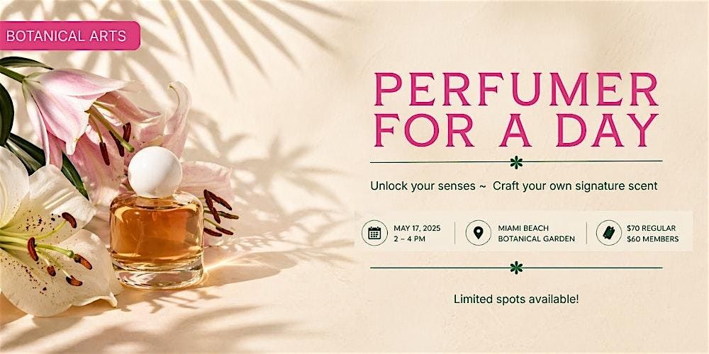 Perfumer for a Day Workshop with Patrizio Santocchi