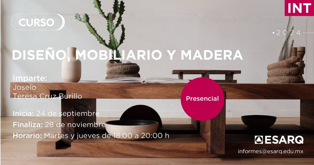 DISE\u00d1O, MOBILIARIO Y MADERA