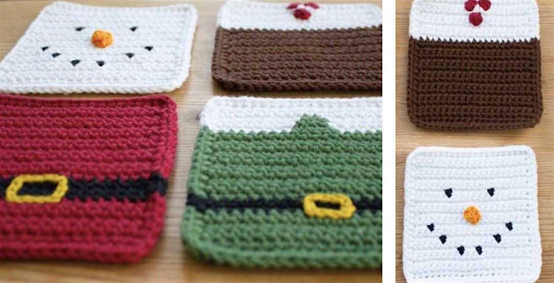 Christmas Crochet Coasters or BYO Project