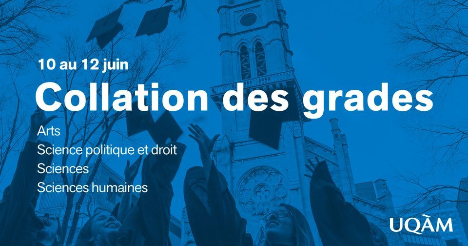 Collation des grades de l'UQAM - Printemps 2022