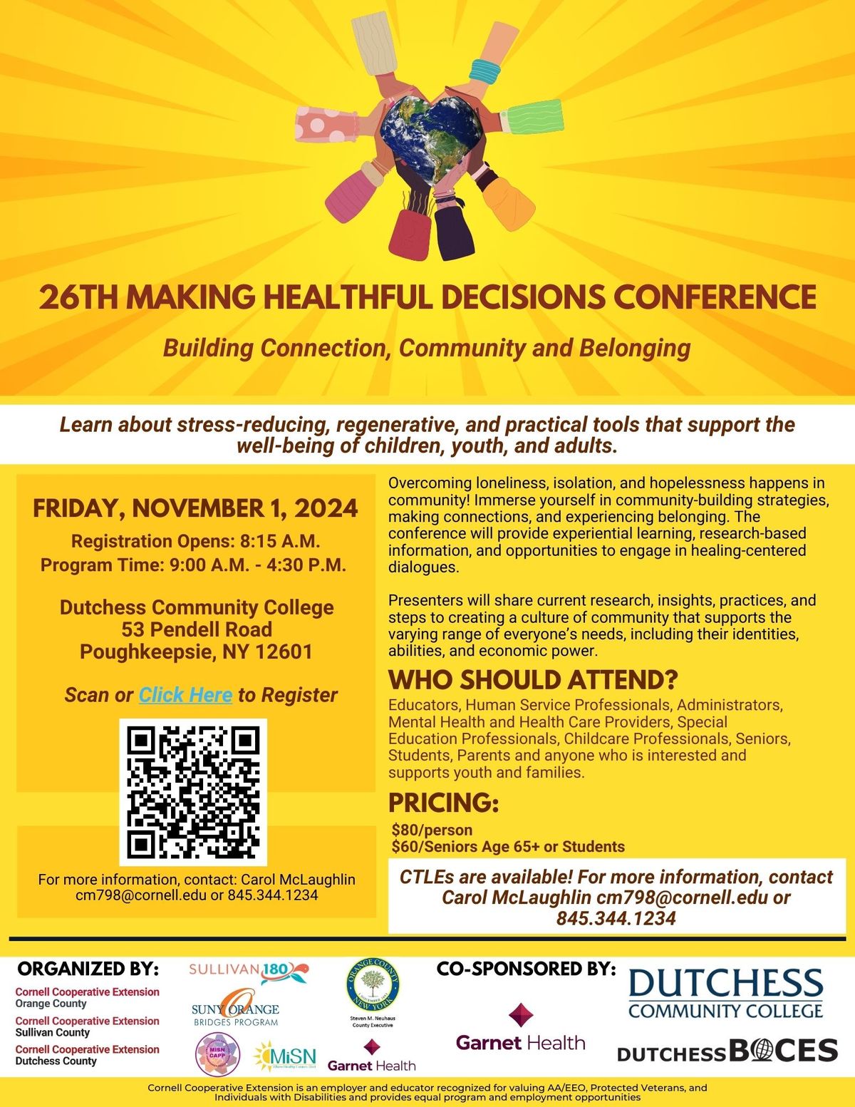 26th Making Healthful Decisions Conference