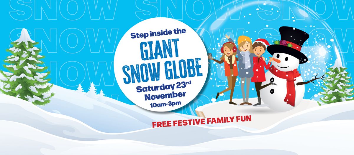 Step inside our Giant Snow Globe \u2744\ufe0f