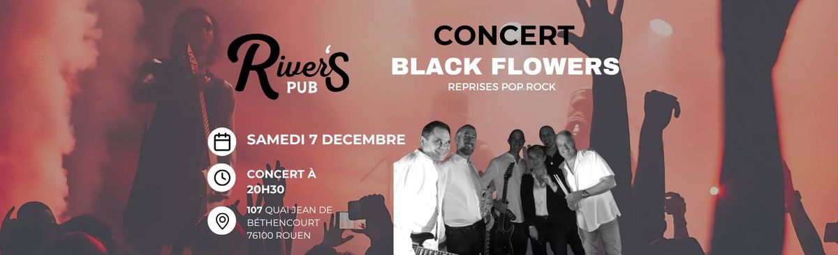 CONCERT BLACK FLOWERS