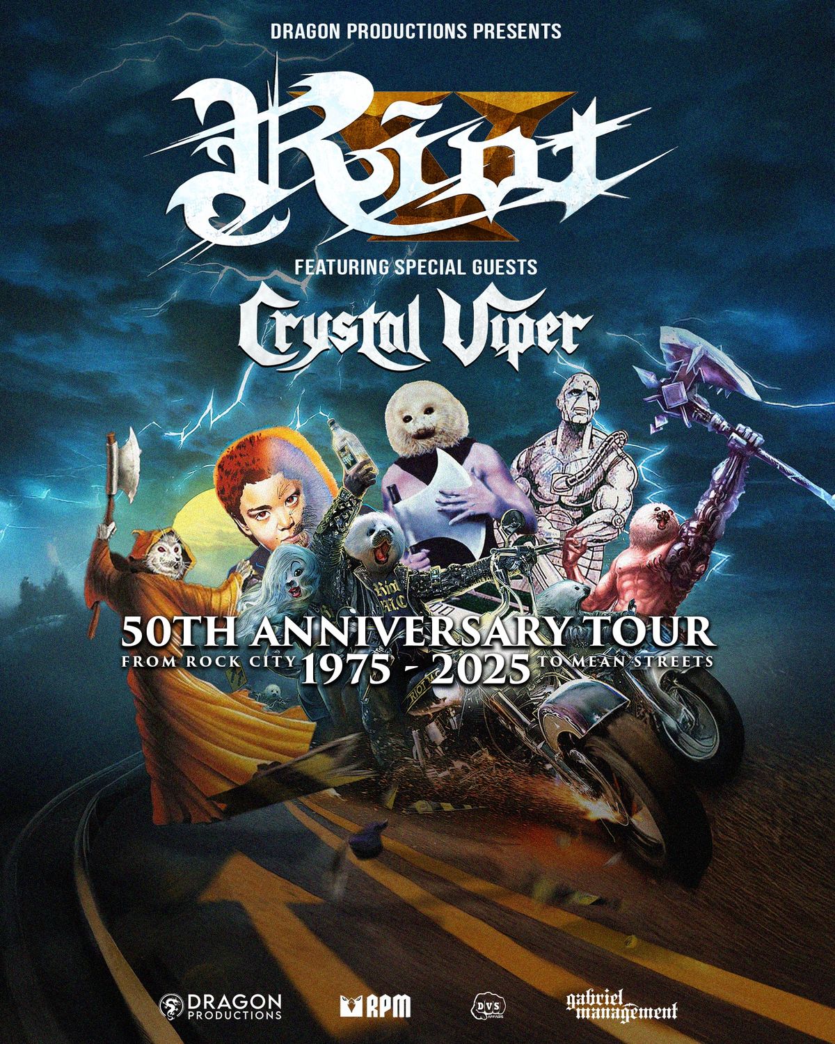 Riot V "50th Anniversary Tour" - Crystal Viper | Viper Room