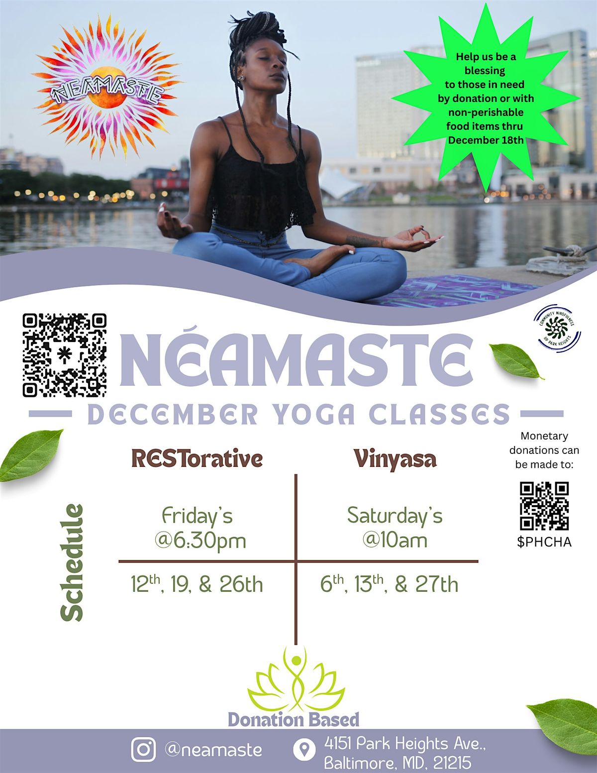 Restorative Yoga with Nea \u2013 Community Mindfulness Up Park Heights
