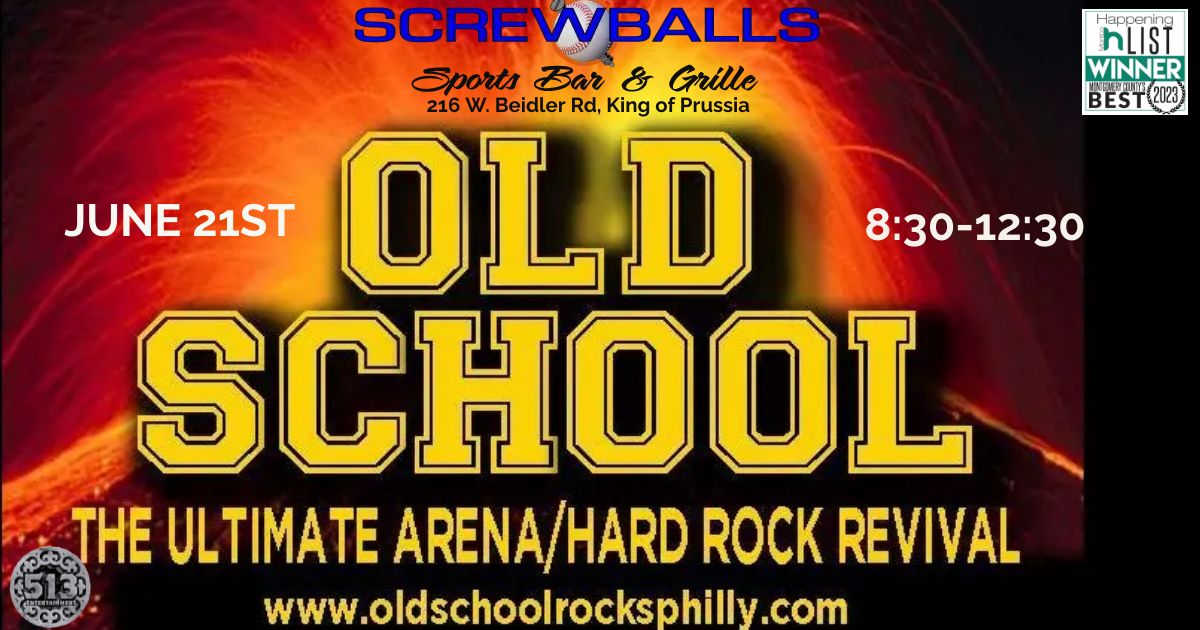 Old School Rocks Screwballs!  Grab your friends because it's time to party!