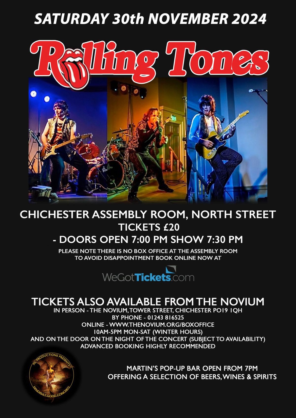 The Rolling Tones at The Chichester Assembly Room